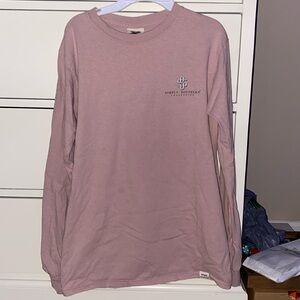 Simply southern pink women’s small long sleeve tee